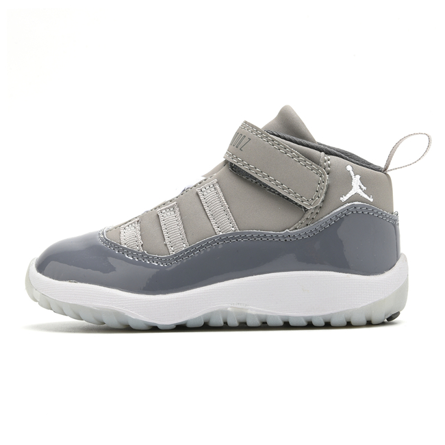 Youth Running Weapon Air Jordan 11 Grey Shoes 028
